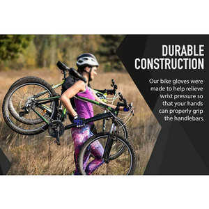 Guantes de Ciclismo de Cuero Ecológicos con Impresión Personalizada, Precio al por Mayor - Product Image 5