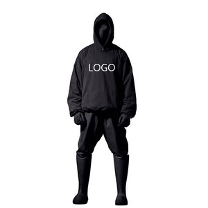 Sweat-shirt à capuche personnalisé avec logo, en coton lourd 500 g/m², sans cordon, coupe ample, double couche, streetwear, surdimensionné, en molleton vintage pour homme - Product Image 3