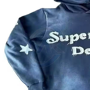 Sweat-shirts à capuche brodés de haute qualité - Motif uni, design d'hiver à capuche, écologique et respirant, fabriqué au Pakistan - Product Image 4