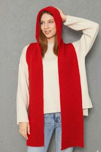 Bufanda con Capucha de Punto Texturizado Suave para Mujer, Cálida, Elegante y Cómoda, Estilo Otoño Invierno, Servicio ODM OEM - Product Image 2