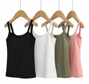 Top Corto de Verano para Mujer con Logotipo Frontal Personalizado, Tejido de Punto Transpirable, Sexy, Ajustado, Estilo Casual, Color Sólido - Product Image 3