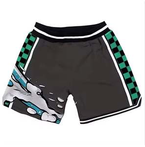 <b>Men's</b> Summer Casual Acid Wash <b>Shorts</b> Comfortable Solid Color Wear Hot Sales Digital Printed <b>Shorts</b> for Adults - Product Image 4