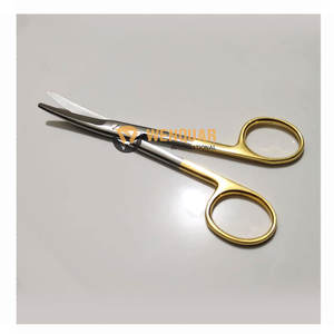 Ciseaux incurvés TC Mayo de qualité chirurgicale 5.5 avec lames d'insertion en carbure de tungstène Instruments chirurgicaux - Product Image 2