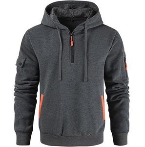 High Quality Winter Organic Cotton Fleece Pullover Hoodie Streetwear Heavyweight <b>screen</b> Printing with Custom Logo and Colors - Product Image 1