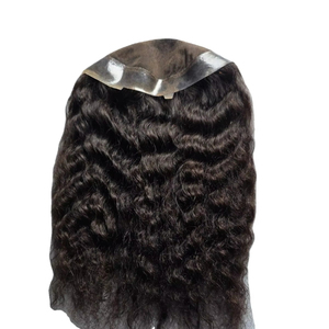 100% เรสมี่ผมมนุษย์คลื่นลึกแบบ monofilament Topper สำหรับผู้หญิง Taz ผม BD นำเข้าจากบังคลาเทศ - Product Image 1