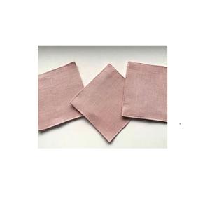 Posavasos de lino, manteles y posavasos cuadrados de lino puro para bebidas, posavasos de lino Premium personalizados a la venta - Product Image 1