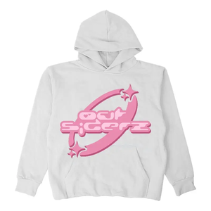 เสื้อฮู้ดผ้าคอตตอนใส่ได้ทั้งชายและหญิงเสื้อฮู้ดผ้ากำมะหยี่แขนยาวโอเวอร์ไซส์พิมพ์ลายปัก3D เรียบ - Product Image 2