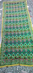 Dupatta ปักสำหรับผู้หญิงชุดปาร์ตี้ dupatta, dupatta ปากีสถานที่มีลำดับงานปักลายดอกไม้ - Product Image 5