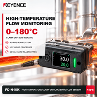 Capteur de débit à haute température KEYENCE FD-H10K, capteur de débit de liquide ultrasonique à pince pour tuyau de 13-18 mm, 20-30 L/min