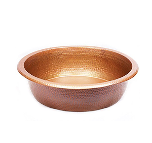 Bol de manucure en cuivre de qualité supérieure martelé bol de spa de pied en cuivre décoratif pour la maison personnalisé - Product Image 6
