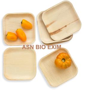 Ensemble d'assiettes en feuille de palmier jetables écologiques, 20 assiettes rondes de 7 et 10 pouces, 20 fourchettes et couteaux, plats et assiettes stables à motif végétal - Product Image 2