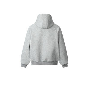 Sudaderas con Capucha de Felpa Francesa Extra Grandes para Hombre, con Cierre y Mangas Raglán, Lavado Ácido, de Alta Calidad - Product Image 2