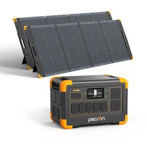 Station d'alimentation <span class=keywords><strong>solaire</strong></span> portable PECRON 1800W 1024Wh E1000LFP LiFePO4 avec kit <span class=keywords><strong>solaire</strong></span> 400W, batterie de camping pour réfrigérateur et éclairage - Product Image 1