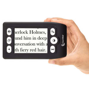 แว่นขยายดิจิตอลแบบพกพาพร้อมจอ LCD 3.5 นิ้ว และกำลังขยายสูงสุด 10 เท่า อุปกรณ์ช่วยอ่านแบบอิเล็กทรอนิกส์ - Product Image 2