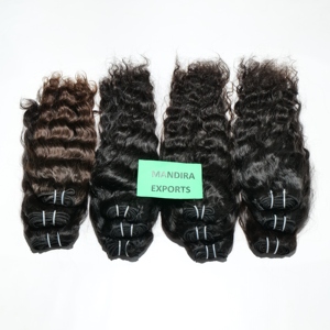 Máquina Virgen de la mejor calidad, cabello alineado con cutícula doble, mechones ondulados naturales sin procesar, cabello humano vietnamita - Product Image 4