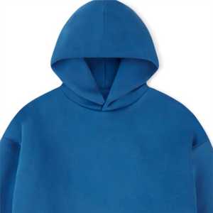 Sudadera con capucha de gran tamaño para hombre con Sudadera de punto grueso y pesado, técnica bordada de invierno con hombros caídos, logotipo personalizado de gran tamaño - Product Image 4