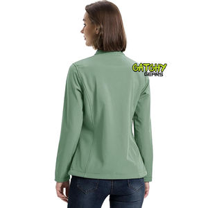 Nouvelle arrivée veste polaire tactique imperméable pour femmes manteau coupe-vent à coquille souple - Product Image 2