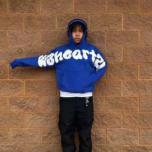 2024 haute qualité personnalisé Streetwear à capuche polaire blanc Vintage Double couche lavage à l'acide bouffée imprimé sweats à capuche pour hommes - Product Image 2