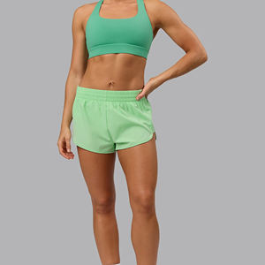 Short de sport décontracté pour femme pour les activités de plein air d'été Couleur unie Coupe droite confortable et respirante - Product Image 3