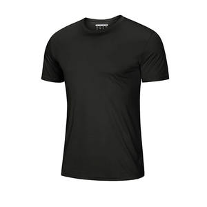 T-shirts d'été à séchage rapide pour hommes de haute qualité 100% coton T-shirt à col rond lourd prix de gros - Product Image 2