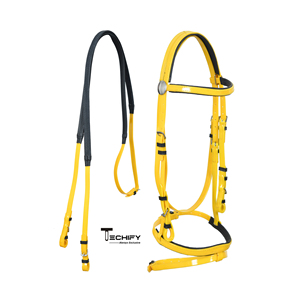 Compre una Brida de Resistencia para Caballos de PVC Duradera con Riendas, Suministro Directo de un Fabricante Indio de Confianza, Equipo Ligero y de Fácil Cuidado - Product Image 1