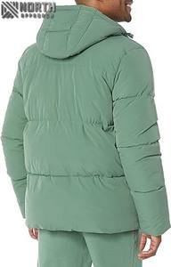 Doudoune matelassée de haute qualité pour hommes avec logo personnalisé, chaude et épaisse veste de randonnée d'hiver avec veste d'hiver rembourrée en forme de canard - Product Image 6