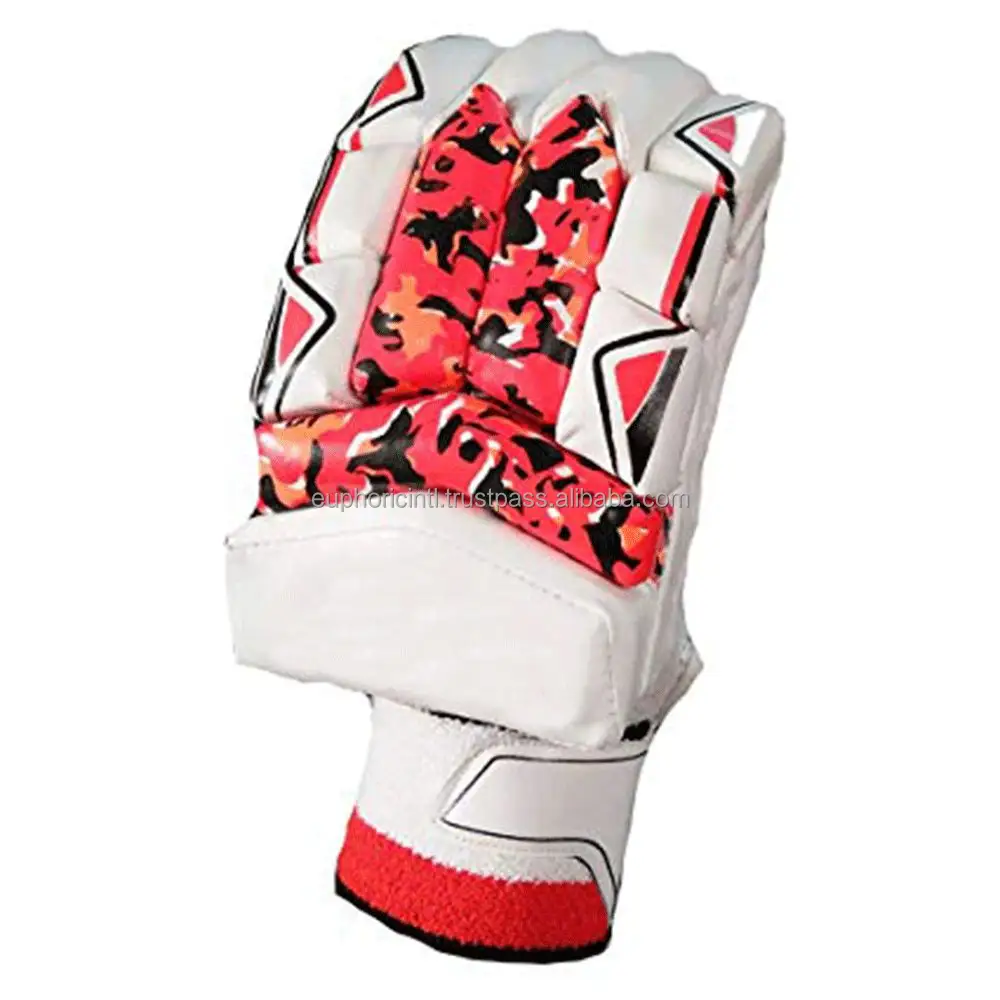 Brand Assorted Comfortable Cricket batting gloves pro quality light weight cricket gloves pads customize logo size and color