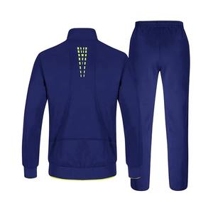 Ensemble de survêtements respirants à manches longues pour hommes, vêtements de sport de haute qualité, costume deux pièces solide du fabricant, nouvelle tendance - Product Image 5