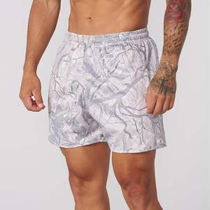 2025ตาข่ายสองชั้นสำหรับผู้ชายกางเกงขาสั้นตาข่ายวิ่งออกกำลังกายพิมพ์ซับลิเมชันออกแบบได้ตามที่ต้องการ - Product Image 4