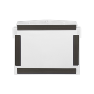 Portadocumenti con flap protettivo, magnetico, DIN A5 orizzontale, Bianco, 4 strisce magnetiche, 10 pz. / confezione.- SD4M/5111 - Product Image 2