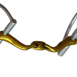 Verbindend Hunter D snaffle bit ปากเป่าทองแดง16mm ทำจากสเตนเลสสตีลอุปกรณ์ฝึกขี่ม้า - Product Image 4