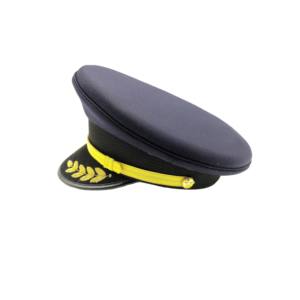 Insignias Diseños formales Bordado o impreso Insignia Alta calidad Negro Azul Verde Color Personalizado Ceremonial oficer Cap - Product Image 2