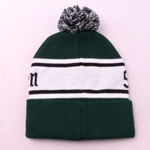 Venta al por mayor de gorro de invierno para adultos de punto cálido y suave con panel ligero de Hip Hop personalizado con personalidad, gorro de piel de melón en 18 colores - Product Image 3