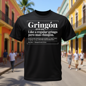 Camiseta Gringn Green-Gon Definition Latino Gringo Humor, Camiseta Promocional Premium con Diseño - Product Image 3