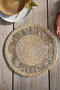 Seagrass <b>Placemat</b> Round Natural Hand Weave Decoration Natural Home Woven <b>Placemats</b> Round From Vietnam - Product Image 2