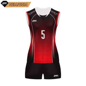 Maillot de volley-ball d'équipe imprimé de logo personnalisé dernière conception personnalisable vêtements en gros - Product Image 3