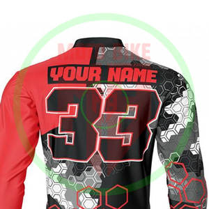 Maillot de motocross neuf, vêtements d'équipe de course, manches longues, maillots de motocross 100% polyester, chemise de course de motocross personnalisée - Product Image 5