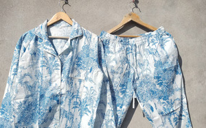 ชุดนอนผ้าฝ้ายแฮนด์เมดชุดนอนกลางคืนชุดเพื่อนเจ้าสาวชุดนอนเจ้าสาวสวมของขวัญสําหรับชุด Loungewear ของเธอ - Product Image 4