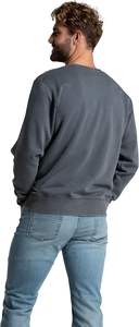 Sudadera de algodón de gran tamaño de alta calidad personalizada para hombre cuello redondo hombro caído pulóver estilo Streetwear - Product Image 3