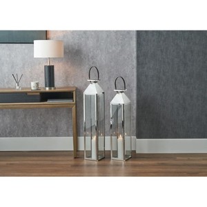 Linternas de aluminio únicas para velas, tarros de velas de lujo hechos a mano personalizados para decoración moderna del hogar y al aire libre - Product Image 2