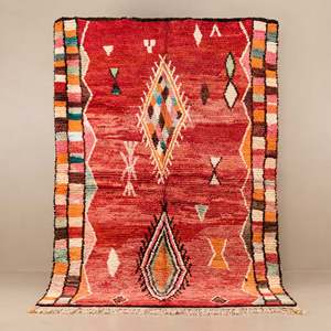 Tapis Beni Ourain marocain authentique Design berbère Offre Spéciale, tapis Gabeh wool, tapis marocain berbère, décorations de lit - Product Image 5