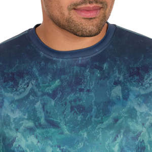 Camisas de pesca de poliéster UPF50 + de alta calidad, protector solar transpirable, camisas UV de secado rápido, ropa de pesca de rendimiento impermeable - Product Image 5