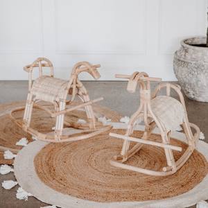 베트남에서 아기를위한 수제 남여 공용 안정적인 디자인 등나무 흔들 말 타고 장난감 세련된 장난감 - Product Image 3