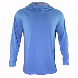 Ropa deportiva de pesca ligera y transpirable de secado rápido UPF50 para hombres, conjuntos de LICRA de poliéster con capucha y protección UV para adultos - Product Image 6