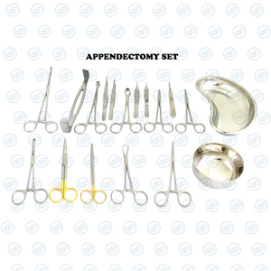 Daddy D Pro CE phê duyệt Ruột Thừa thiết lập 50 pcs Hướng dẫn sử dụng nguồn điện A + chất lượng dụng cụ phẫu thuật cho phẫu thuật cắt bỏ ruột thừa - Product Image 1