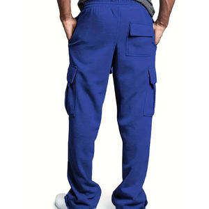 Pantalons de course légers pour hommes avec logo personnalisé, coupe ample, fermeture à cordon, jogging, pantalon de sport |   Respirant et décontracté - Product Image 2