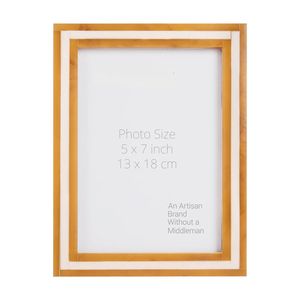 กรอบรูปฝังกระดูกและเรซิ่น งานแฮนด์เมด คุณภาพส่งออก สำหรับตกแต่ง - Product Image 3