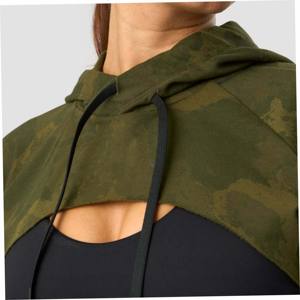 Haut à capuche court pour femme à la mode avec cordon de serrage-parfait pour un usage quotidien, doux et respirant - Product Image 4