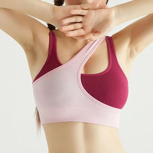 Sujetador Deportivo de Yoga para Mujer, Diseño Personalizado de Última Moda, Soporte Alto, Transpirable, Logotipo Frontal, OEM, Secado Rápido, Sin Costuras, Alta Calidad, Cuello en U - Product Image 2