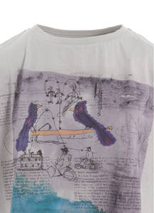 เสื้อยืดสำหรับผู้ชายและผู้หญิงเสื้อยืดพิมพ์ลายกราฟิกผ้าคอตตอนแห้งเร็วออกแบบได้ตามต้องการมียี่ห้อและ100% - Product Image 5